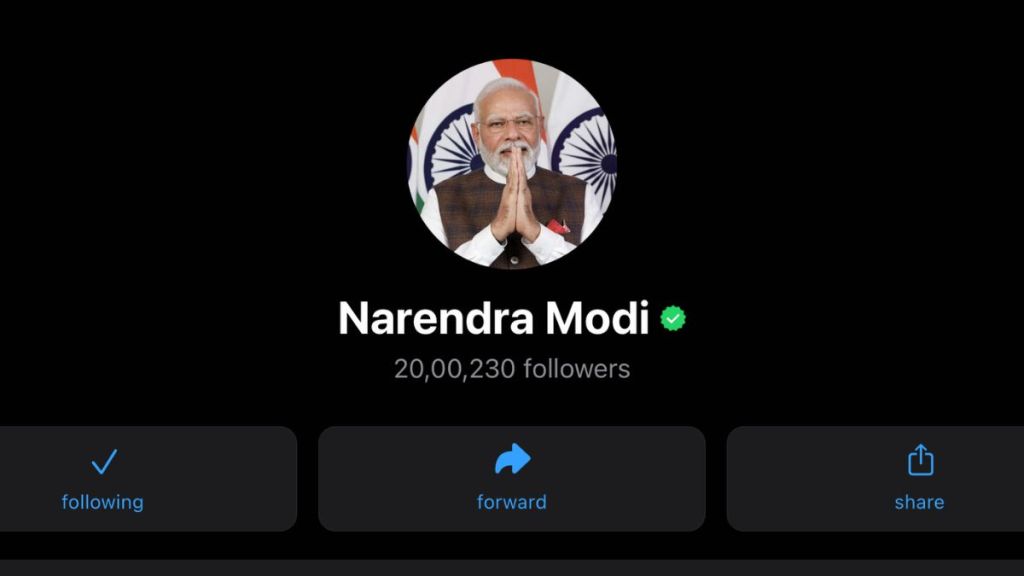 PM Narendra Modi crosses 2 million followers on WhatsApp Channels