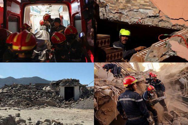 An earthquake has sown destruction and devastation in Morocco, where death and injury counts continue to rise as rescue crews dig out people both alive and dead in villages that were reduced to rubble. Law enforcement and aid workers — both Moroccan and international — have arrived in the region south of Marrakech that was hardest hit by the magnitude-6.8 tremor Friday night and several aftershocks. Residents await food, water and electricity, and giant boulders now block steep mountain roads. Here are some on-ground pictures from Morocco after a powerful earthquake –
