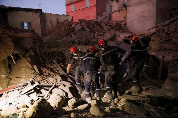 Members of the Moroccan Parliament are scheduled to convene Monday to create a government fund for earthquake response at the request of King Mohammed VI. (Reuters)