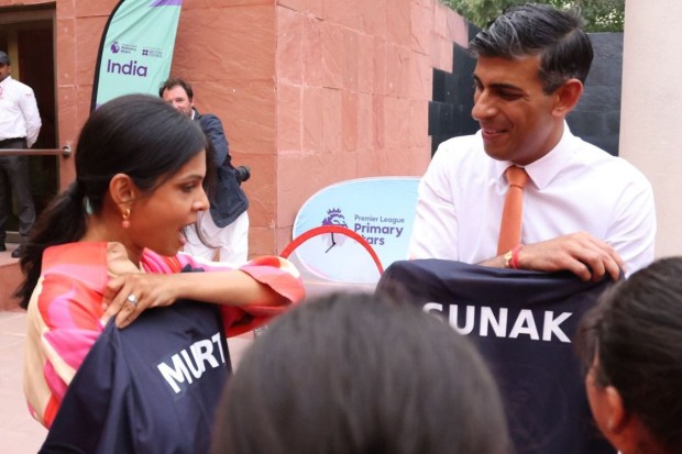 Rishi Sunak and Akshata Murty paid a visit to the British Council in New Delhi. (Image: Instagram)