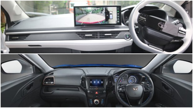 Nexon.ev Vs XUV400 interiors