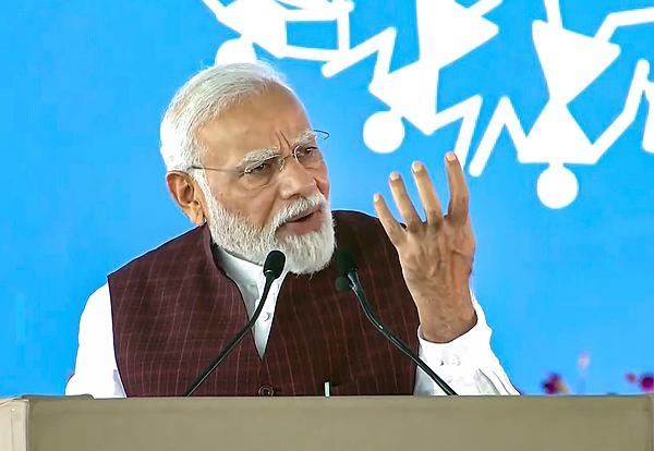 MP Elections 2023 | 'INDIA alliance wants to erase Sanatana Dharma': PM Modi fresh dig at Oppn MP Elections 2023 | 'INDIA alliance wants to erase Sanatana Dharma': PM Modi fresh dig at Oppn