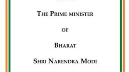 Before President's G20 dinner invite, 'Bharat' was used on PM Modi's BRICS notification Before President's G20 dinner invite, 'Bharat' was used on PM Modi's BRICS notification