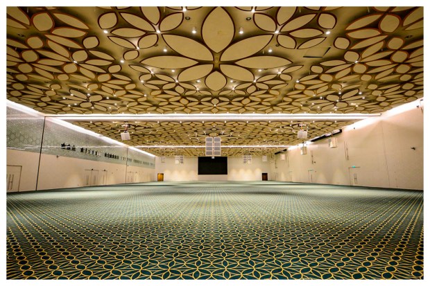The use of wooden floors and acoustic wall panels in the auditorium ensures a world-class experience for visitors. (Image: PTI)