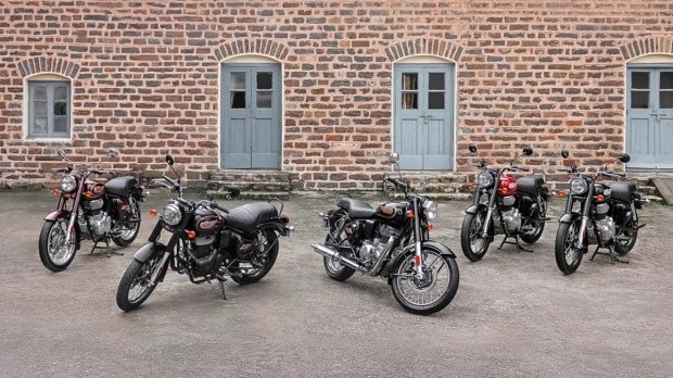 Royal Enfield Bullet 350 colours