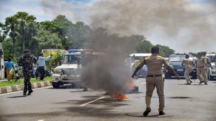 TDP workers protest against Chandrababu Naidu's arrest, leaders taken into custody