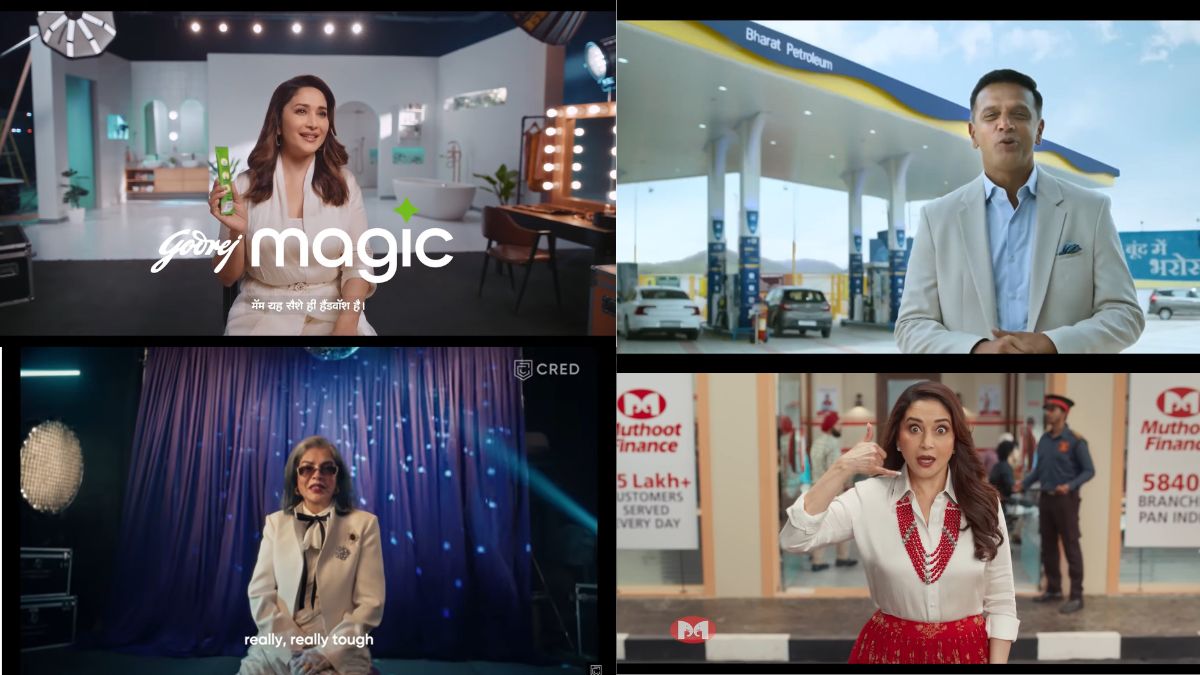 Several stars who have retired have been making a comeback in advertising.