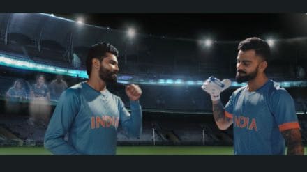 The promo features Team India players Viral Kohli, Ravindra Jadeja, social media influencer Shehnaz Gill, stand-up comedian Aakash Gupta.