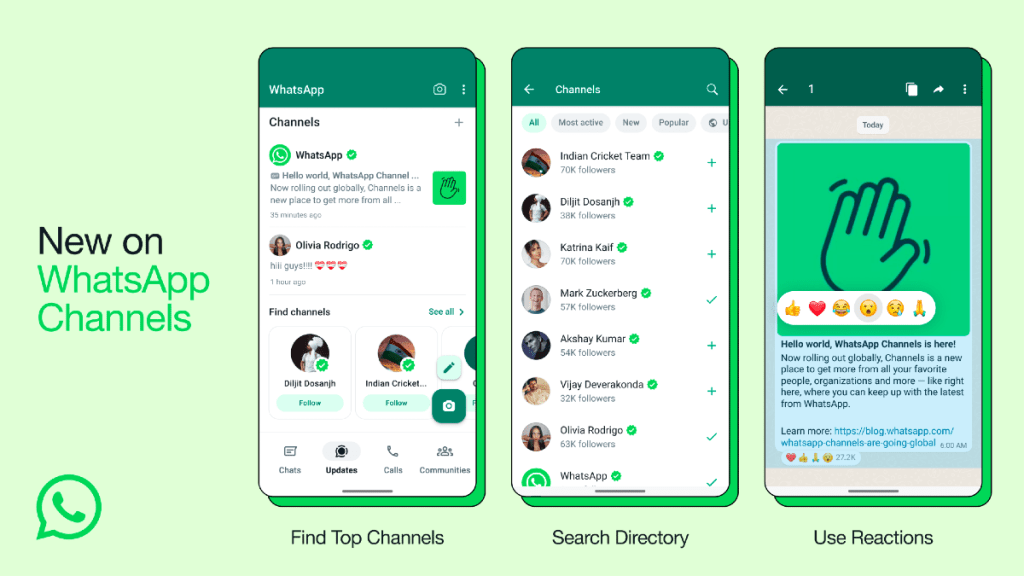 WhatsApp Channels Launched