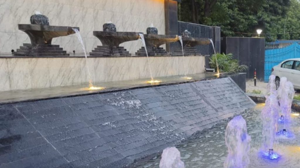 G20, Shivling fountains G20, Shivling fountains