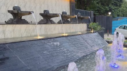 G20, Shivling fountains G20, Shivling fountains