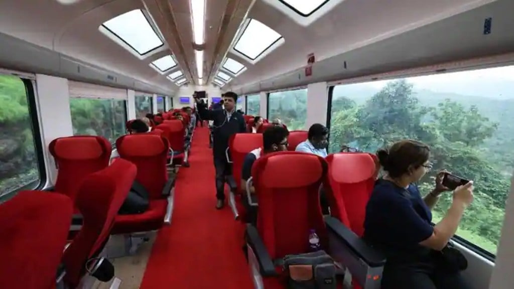 Jharkhand's first intercity express with vistadome