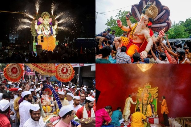 The celebration of Ganesh Chaturthi festival commenced on Tuesday. The start of the 10-day festival was marked with people installing idols of Lord Ganesh in their homes and at pandals across the country. People brought idols to their homes mostly on Monday night or Tuesday morning as they chanted 'Ganpati Bappa Morya'. Many film and television personalities also welcomed the deity to their homes. The festival is celebrated each year with great enthusiasm and energy across India.