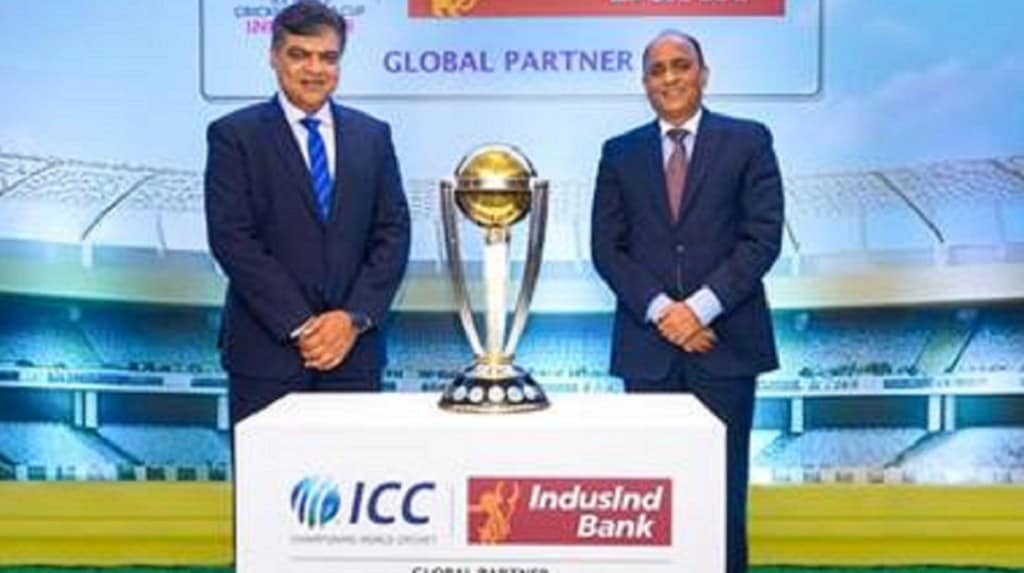 ICC, IndusInd Bank, global partnership, World Cup 2023, branding, content assets, collaboration, banking sector ICC, IndusInd Bank, global partnership, World Cup 2023, branding, content assets, collaboration, banking sector