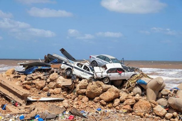 “At least 20% of the city has been destroyed,” Madroud told Al Jazeera. (Image: Reuters)