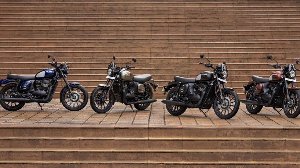 new jawa yezdi dual tone