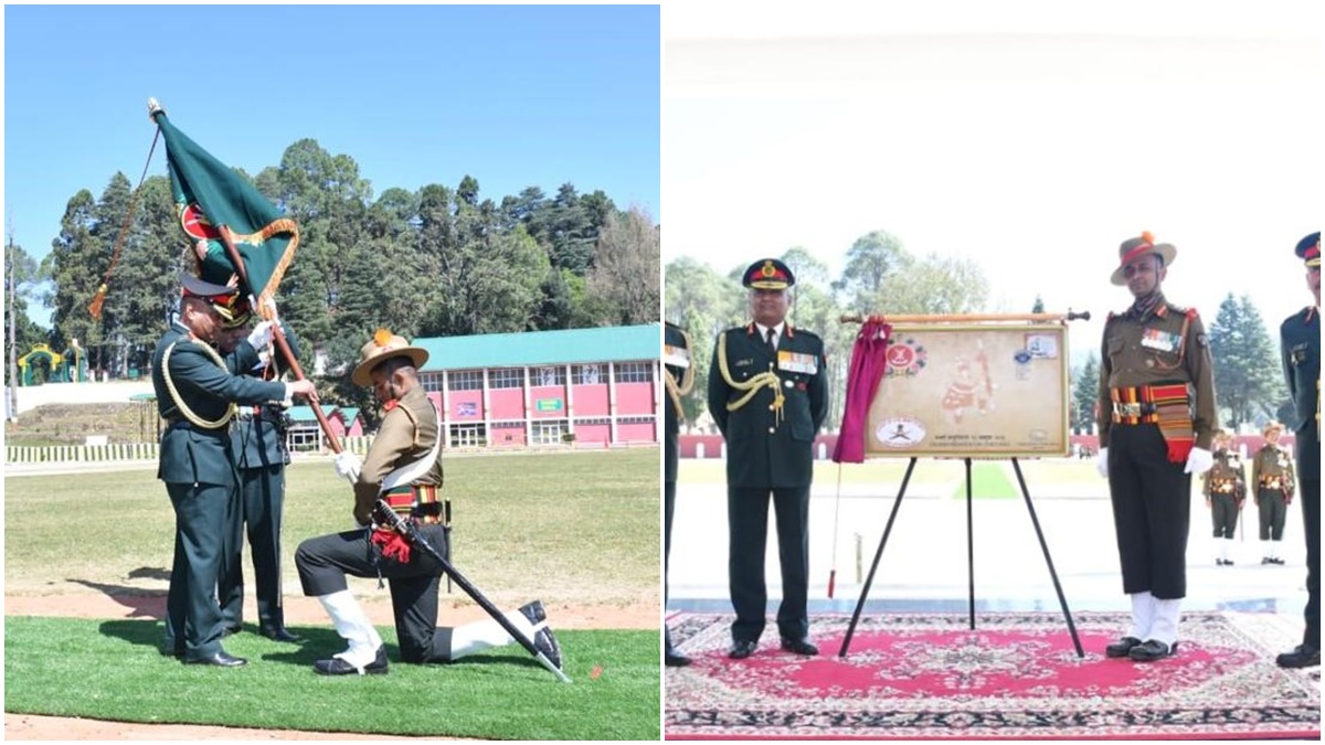 Kumaon Regimental Centre, naga regiment, President Colour award, Kumaon Regimental Centre, naga regiment, President Colour award,