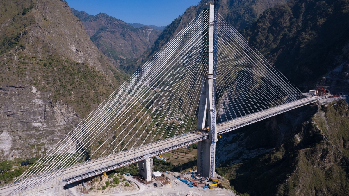 Anji Khad bridge, Anji Khad rail bridge, Anji Khad bridge features, Anji Khad bridge completion status, Anji Khad bridge construction update, indian railways, Anji Khad bridge, Anji Khad rail bridge, Anji Khad bridge features, Anji Khad bridge completion status, Anji Khad bridge construction update, indian railways,