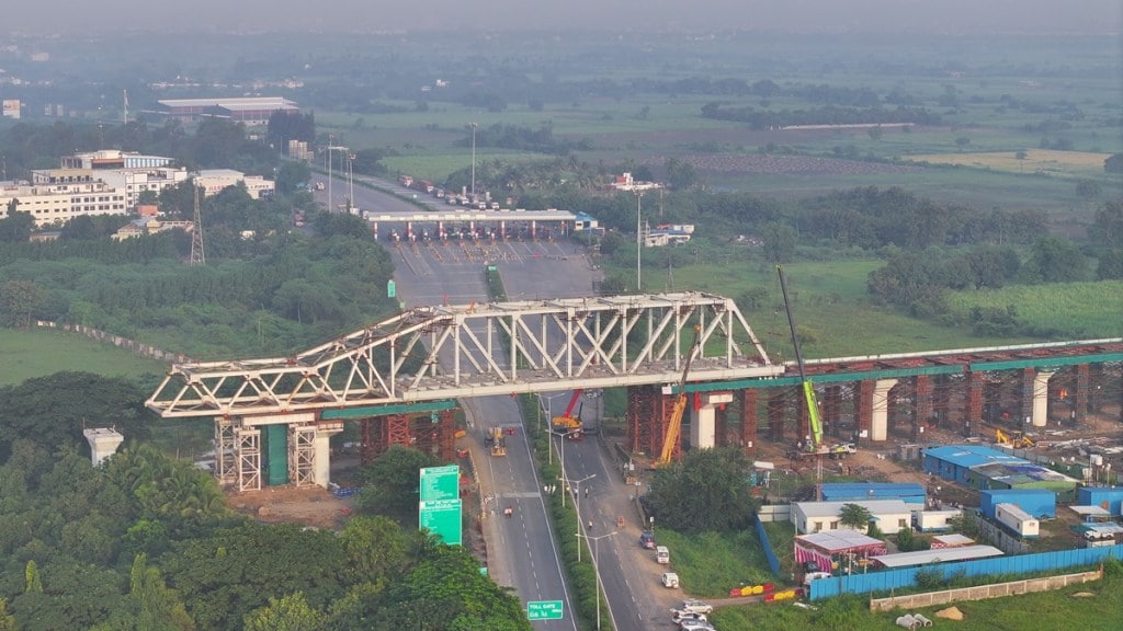 Mumbai-Ahmedabad Bullet Train Project, Mumbai-Ahmedabad Bullet Train Project steel bridge, steel bridge on MAHSR corridor, india bullet train project, nhsrcl,