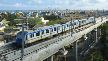 Chennai Metro Rail, Chennai Metro Rail growth, Chennai Metro Rail passenger count, Chennai Metro Rail footfall, Chennai Metro Rail passenger footfalls, Chennai Metro Rail news, Chennai Metro Rail latest news, Chennai Metro Rail updates, Chennai Metro Rail status, Chennai Metro Rail ridership,