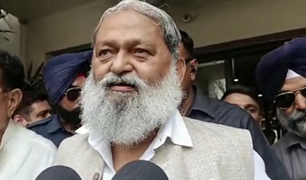 Haryana minister Anil Vij asks DGP to suspend 372 cops over pending FIRs