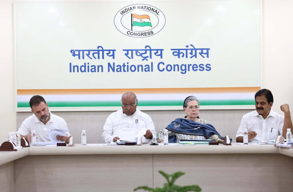Congress CEC meeting to finalise candidates in Rajasthan, Chhattisgarh, MP, begins in Delhi