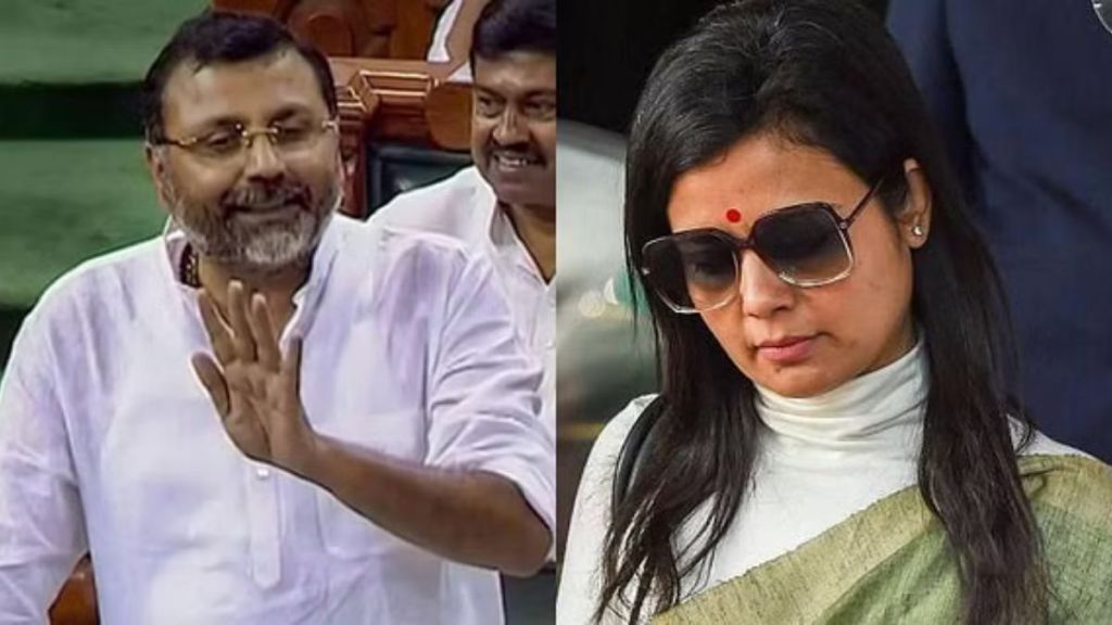 mohua moitra, tmc, bjp, nishikant dubey