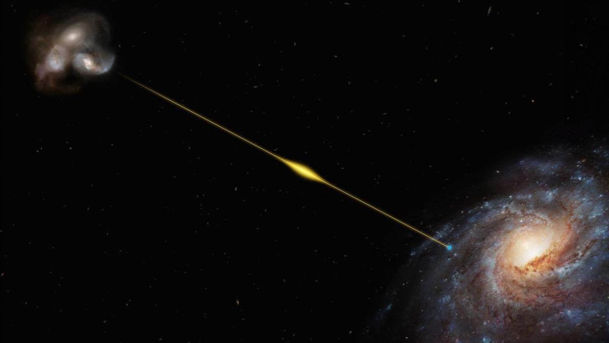 Fast radio burst, most distant, mass, mass of the universe, science, news