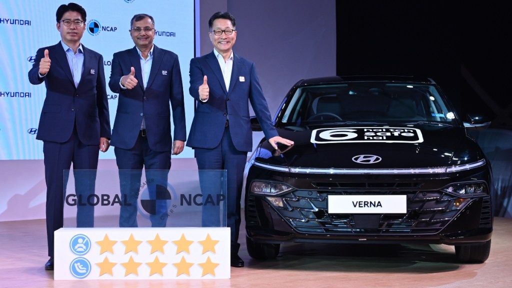 Hyundai Verna 5-star safety