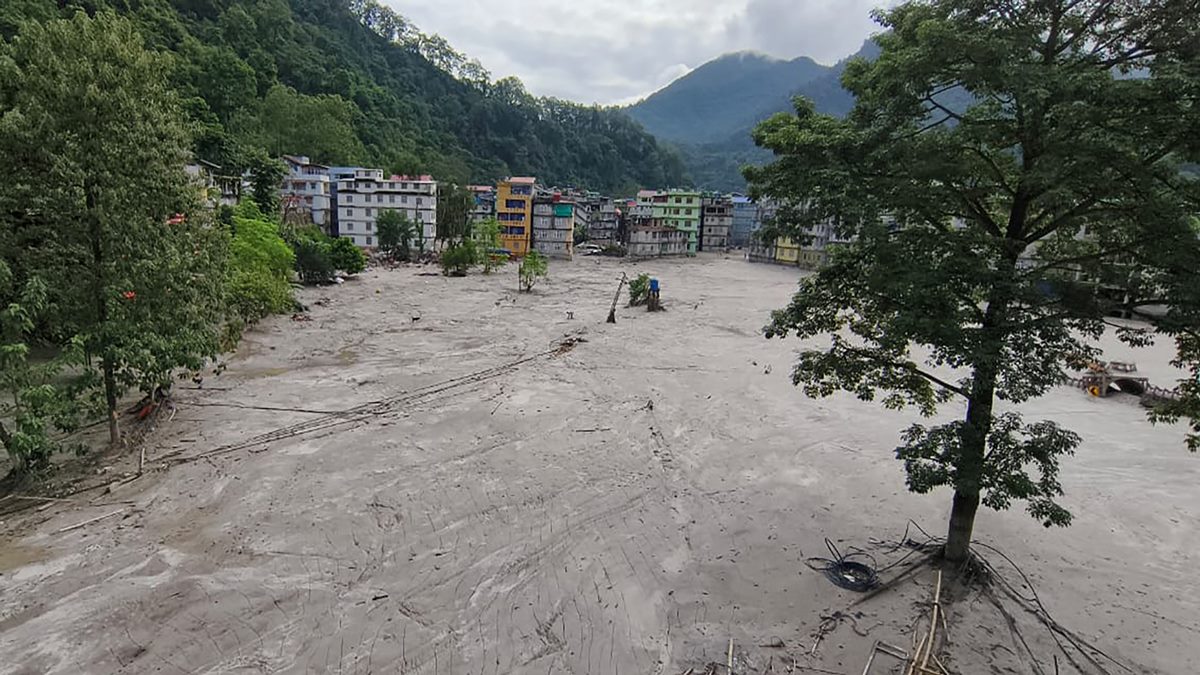 Sikkim flash flood
