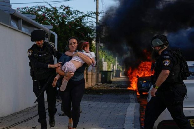 Around 260 bodies were removed after an assault on a crowded music festival in Israel. (Image: AP)