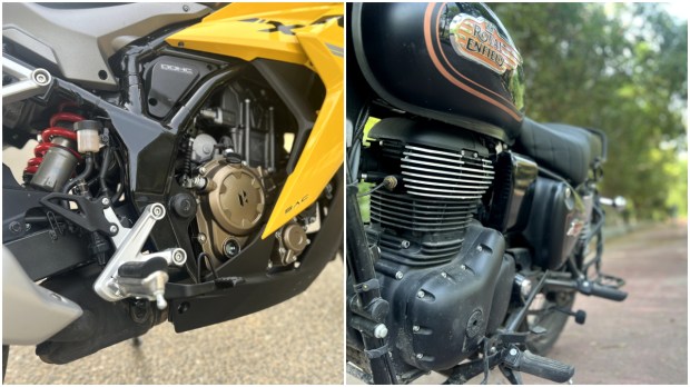 Karizma Vs Bullet_ Engines