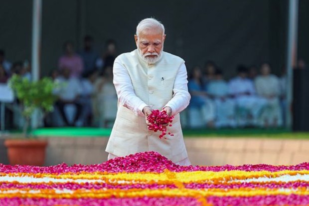 The Prime Minister also remembered India's second prime minister Lal Bahadur Shastri. (PTI)