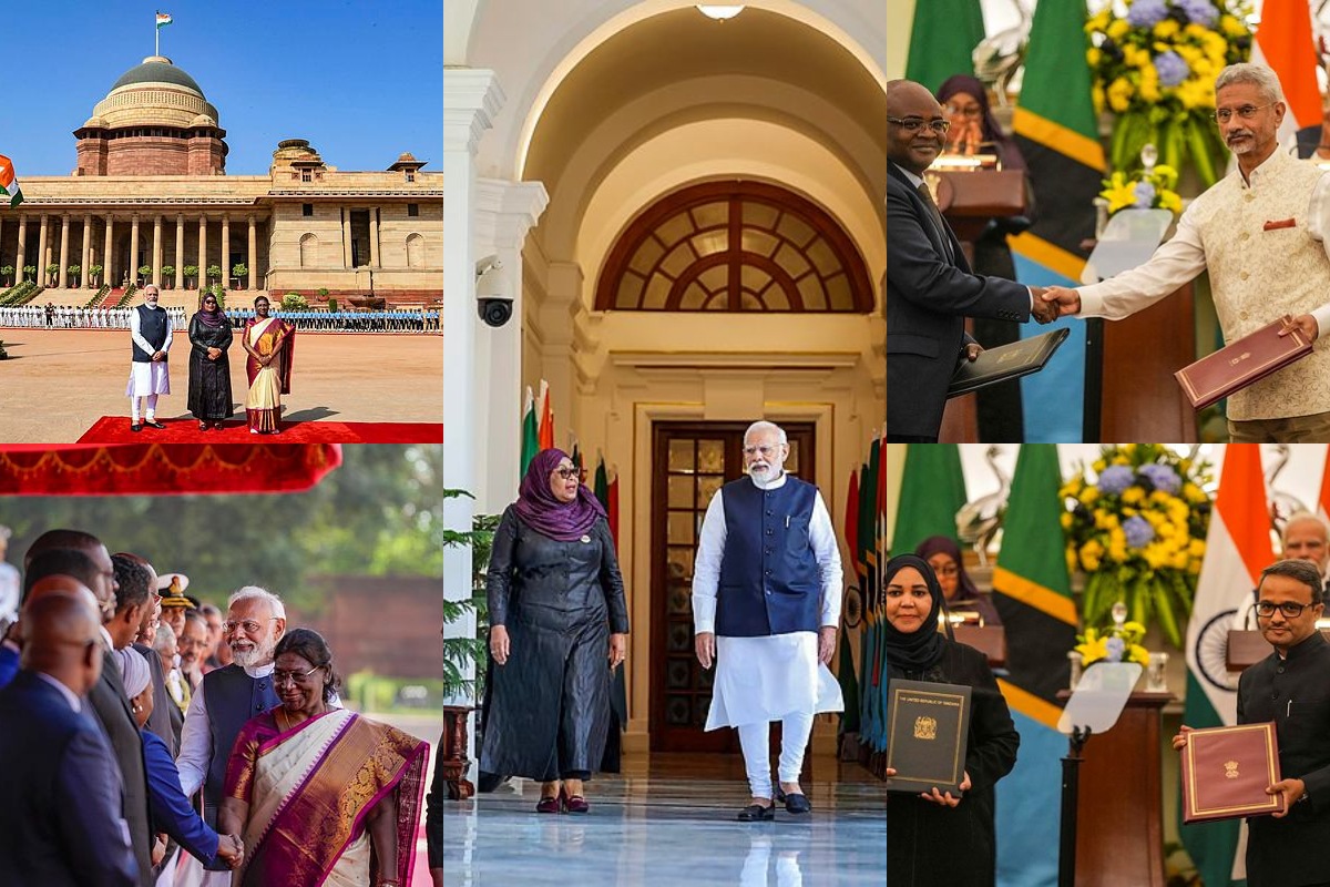 Prime Minister Narendra Modi, PM Modi meets Tanzanian President Samia Suluhu Hassan, Tanzanian President Samia Suluhu Hassan, Tanzanian President visits India, India and Tanzania