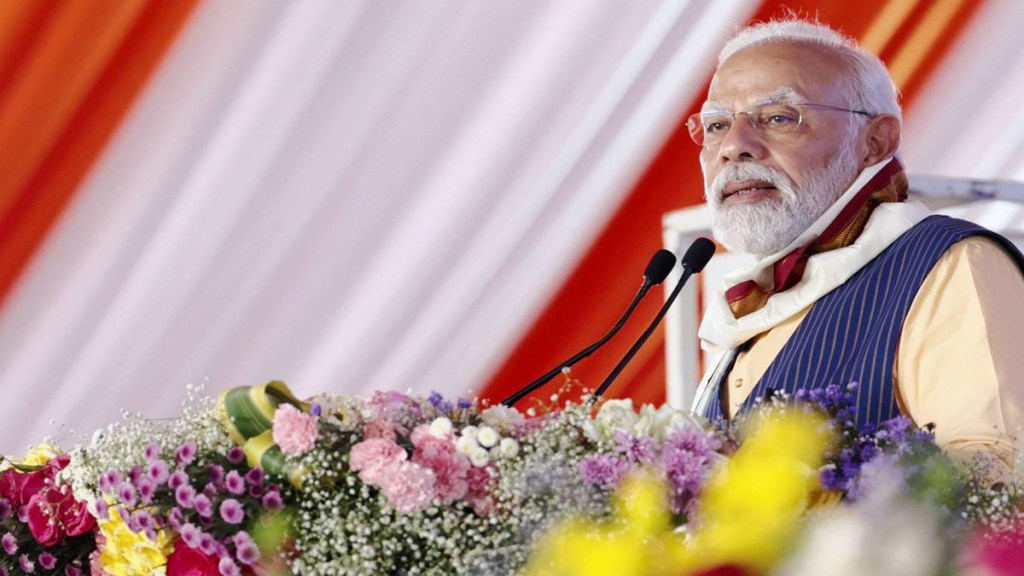 Modi addresses rally in Nizamabad Modi addresses rally in Nizamabad