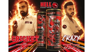 The duo launched their limited edition packaged energy drink, HELL Cricket Crazy
