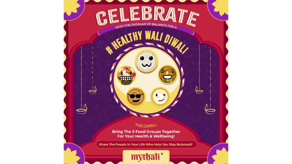 The #HealthyWaliDiwali campaign highlights MyThali's commitment to making nutrition education enjoyable and accessible to everybody