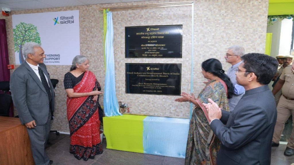 SIDBI, Nirmala Sitharaman, Sidbi news, nirmala sitharaman news, Finance ministry news, loan for Msme, small business news, Coimbatore news, tamil nadu SIDBI, Nirmala Sitharaman, Sidbi news, nirmala sitharaman news, Finance ministry news, loan for Msme, small business news, Coimbatore news, tamil nadu