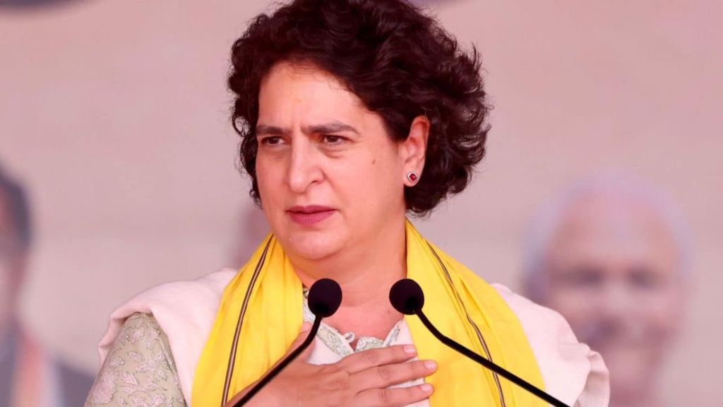 MP Elections 2023, Priyanka Gandhi, Shivraj Singh Chouhan clash, education promises, Congress-BJP, madhya pradesh, Madhya pradesh elections 2023, assembly elections 2023, assembly elections, eci, election commission of india, kamal nath