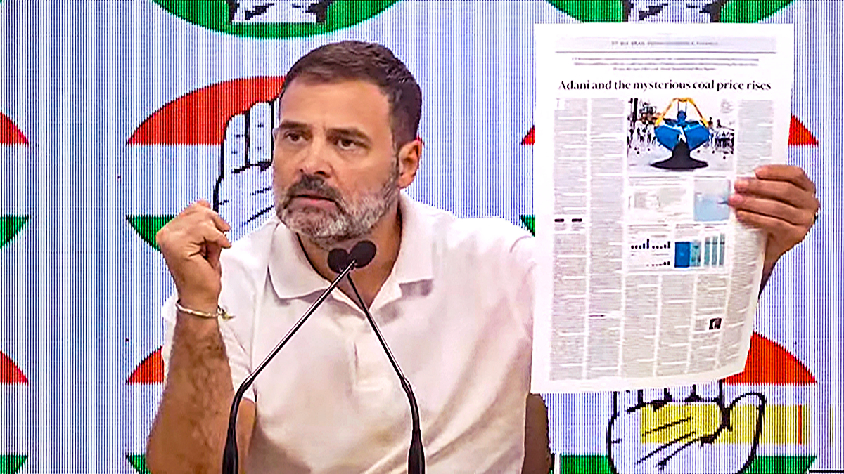 'This is direct theft': Rahul Gandhi alleges 'over-invoicing' of coal imports in fresh salvo at Gautam Adani 'This is direct theft': Rahul Gandhi alleges 'over-invoicing' of coal imports in fresh salvo at Gautam Adani