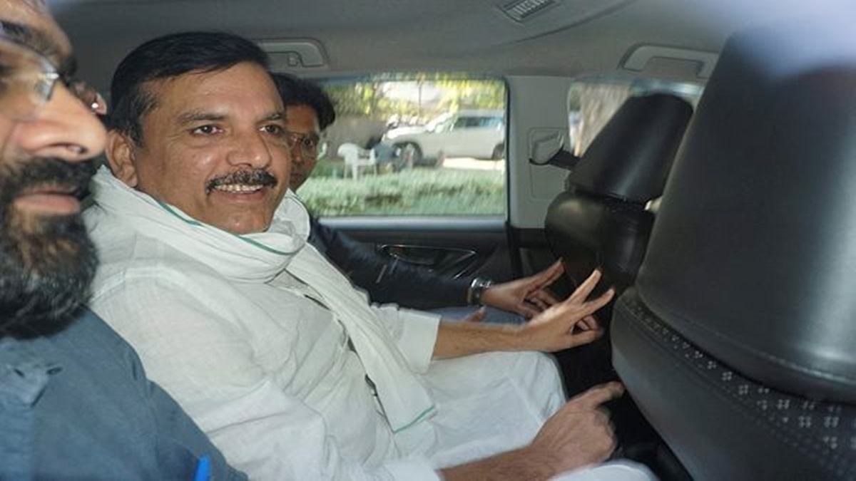 AAP MP Sanjay Singh produced before Delhi court day after arrest, ED seeks 10 days' remand AAP MP Sanjay Singh produced before Delhi court day after arrest, ED seeks 10 days' remand