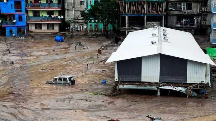 Sikkim flash floods: Six soldiers among 19 dead, over 100 still missing