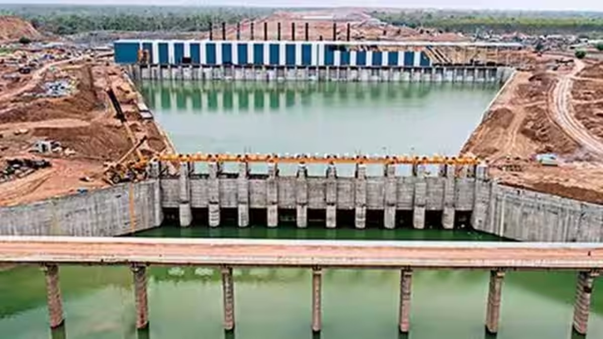 Telangana's Kaleswaram Project, sinking of Medigadda (Laxmi) Barrage pillars Telangana's Kaleswaram Project, sinking of Medigadda (Laxmi) Barrage pillars