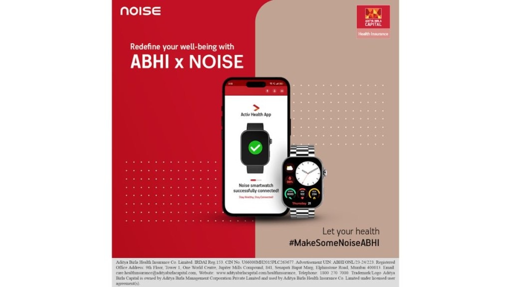 Noise smartwatch will help Aditya Birla Health Insurance policyholders track their daily activity and earn their premium back as HealthReturns Noise smartwatch will help Aditya Birla Health Insurance policyholders track their daily activity and earn their premium back as HealthReturns