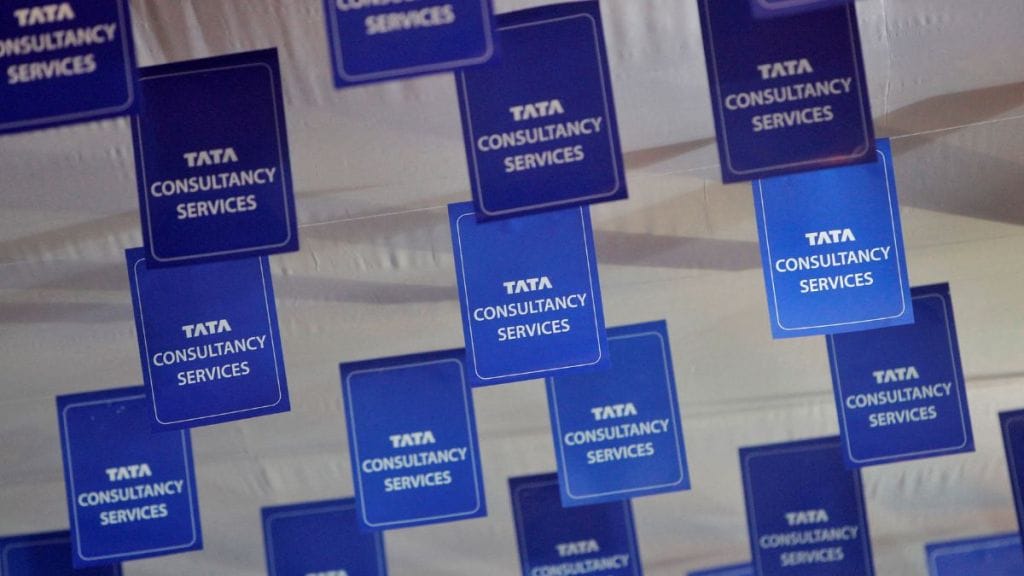 TCS share price