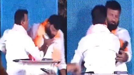 Telangana Election 2023: TV debate turns violent! BRS MLA holds BJP candidate by his throat Telangana Election 2023: TV debate turns violent! BRS MLA holds BJP candidate by his throat