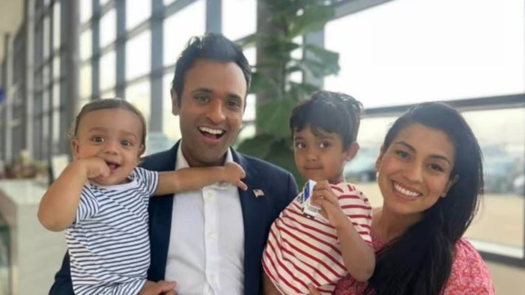 Vivek and Apoorva Ramaswamy are parents to two boys (Image credit: @vivekramaswamy/Instagram)