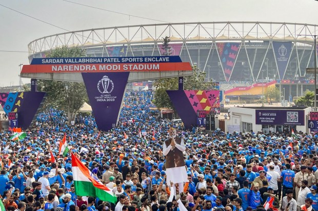 The city of Ahmedabad has become the centre of the cricketing world. It seems as if the entire city is moving in one direction. The roads of Ahmedabad are full of energy and a bit of madness. (PTI Photo)