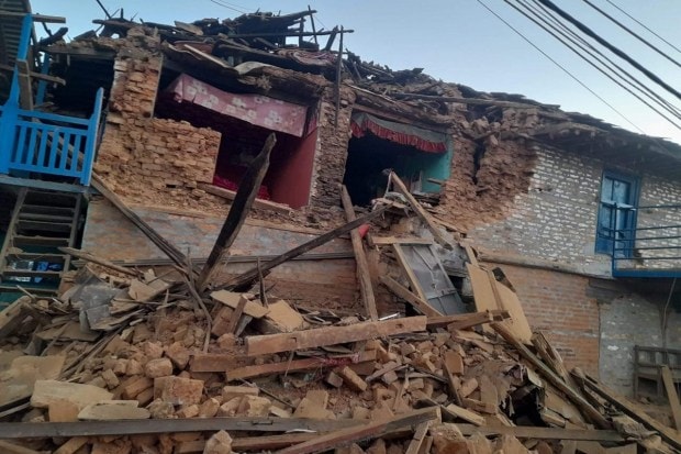 The Jajarkot and Rukum districts of western Nepal were worst hit by the quake, according to state-run Nepal Television. The number of houses damaged could not be ascertained so far. The death toll is expected to rise. (PTI Photo)