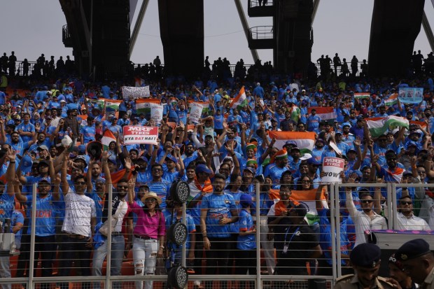 At-least 70,000 or more fans who have tickets aren't the locals and have flown in from different parts of India and a few thousands are NRIs from UK, USA, Australia, Canada and Singapore, who have spent a bomb for a cricket vacation. (AP Photo)